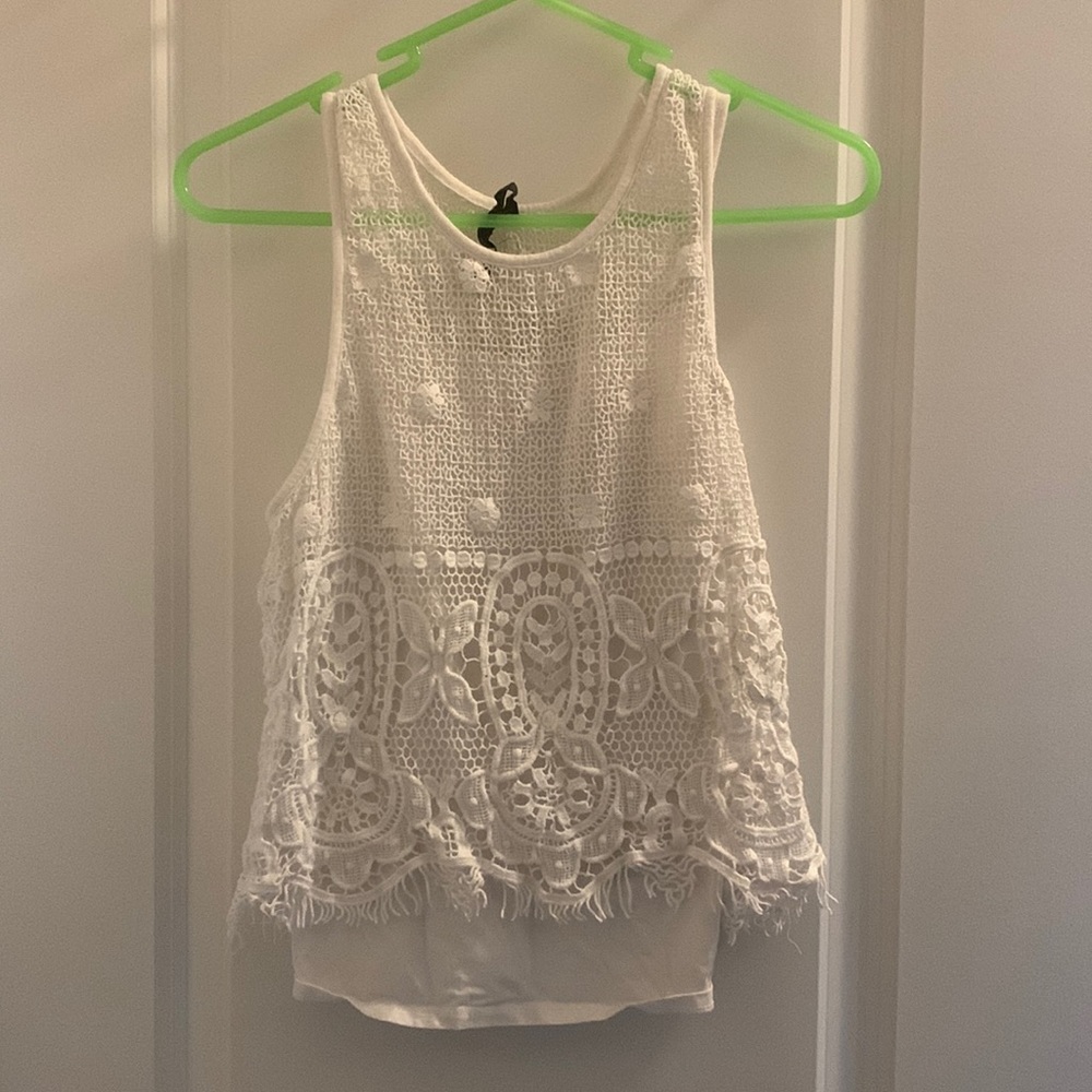 Jessica Simpson children’s large white tank top combo